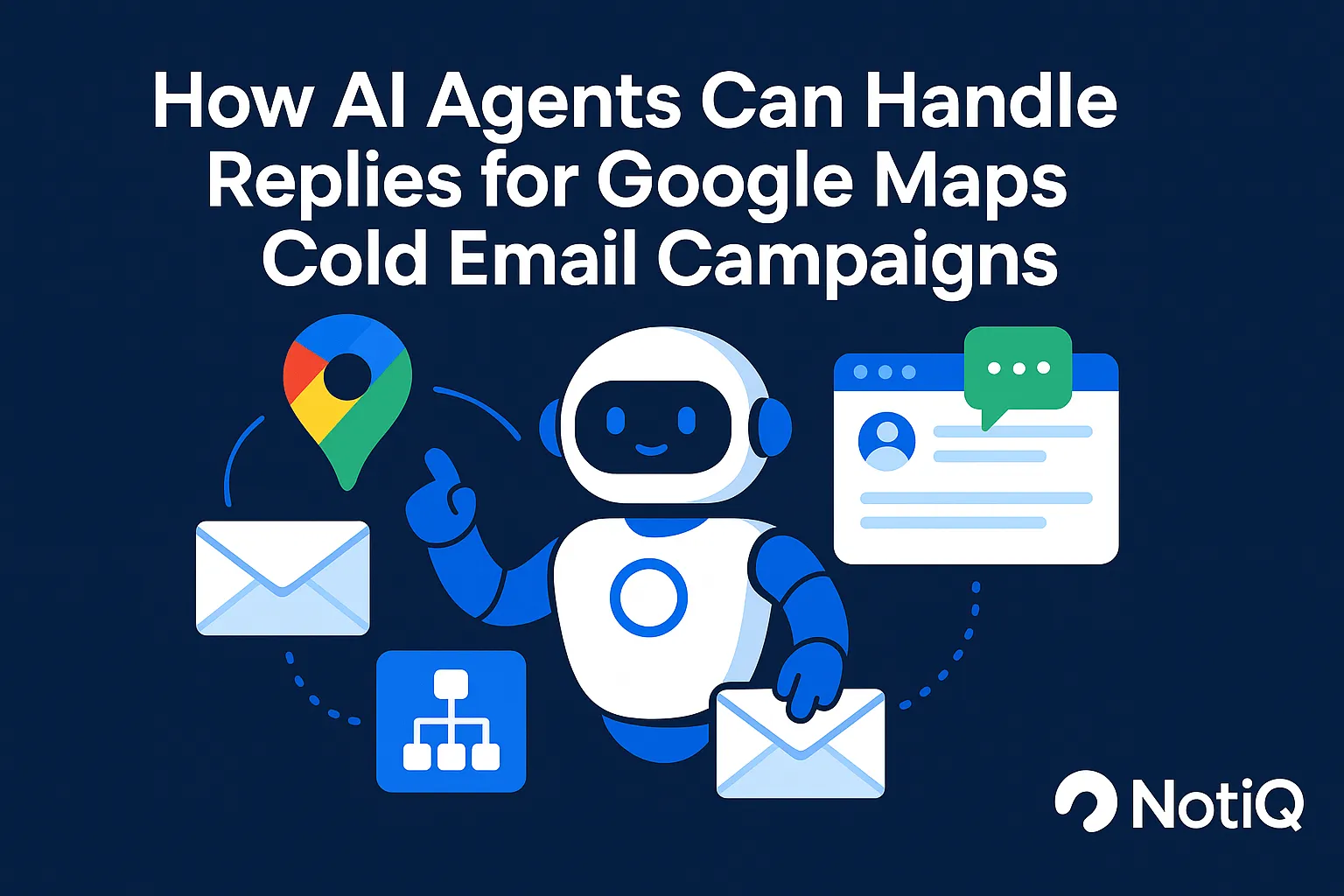 AI Inbox Automation for Google Maps Cold Email Replies | NotiQ