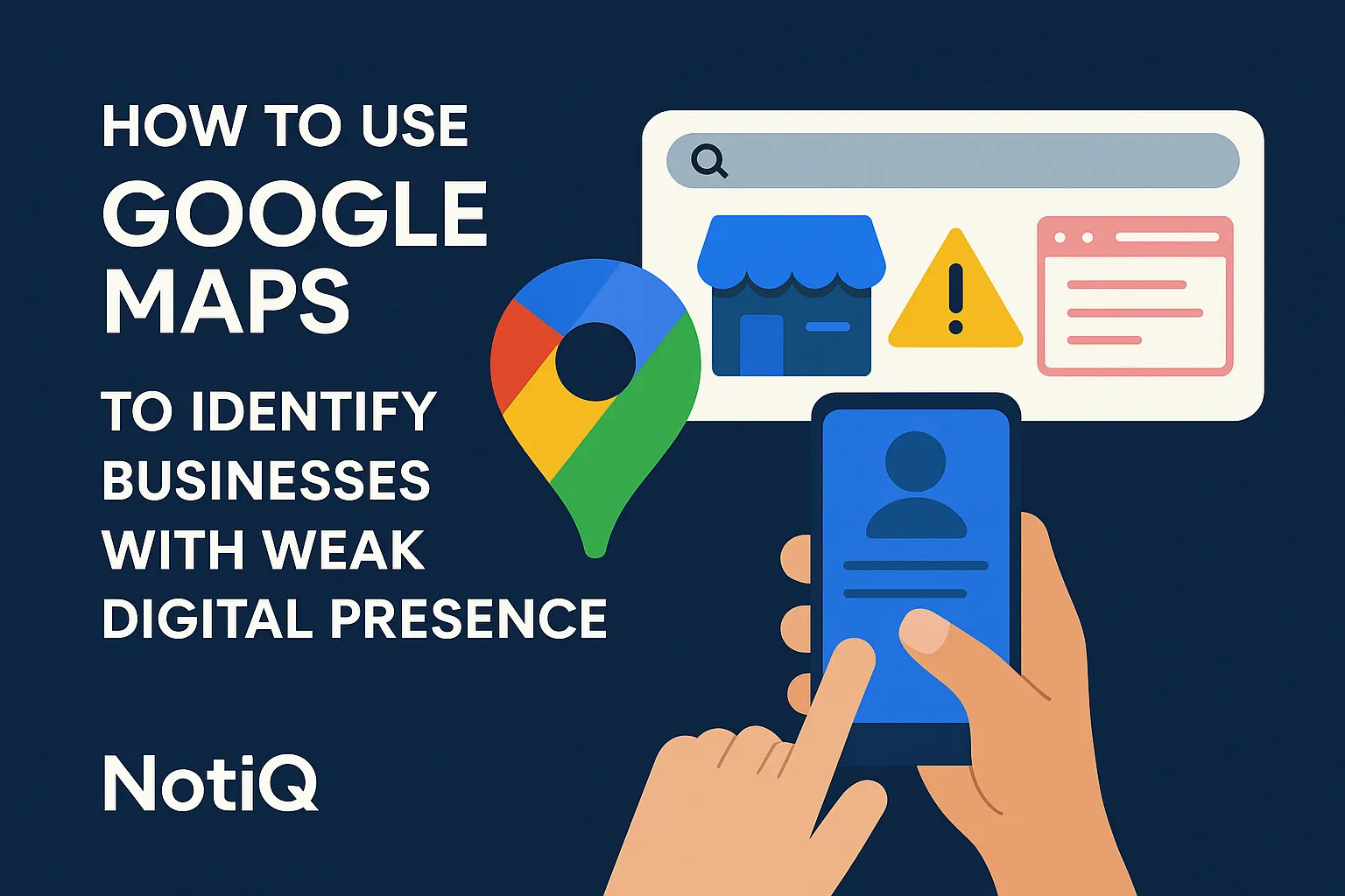Google Business Profile Audit Using Google Maps to Find Leads | NotiQ