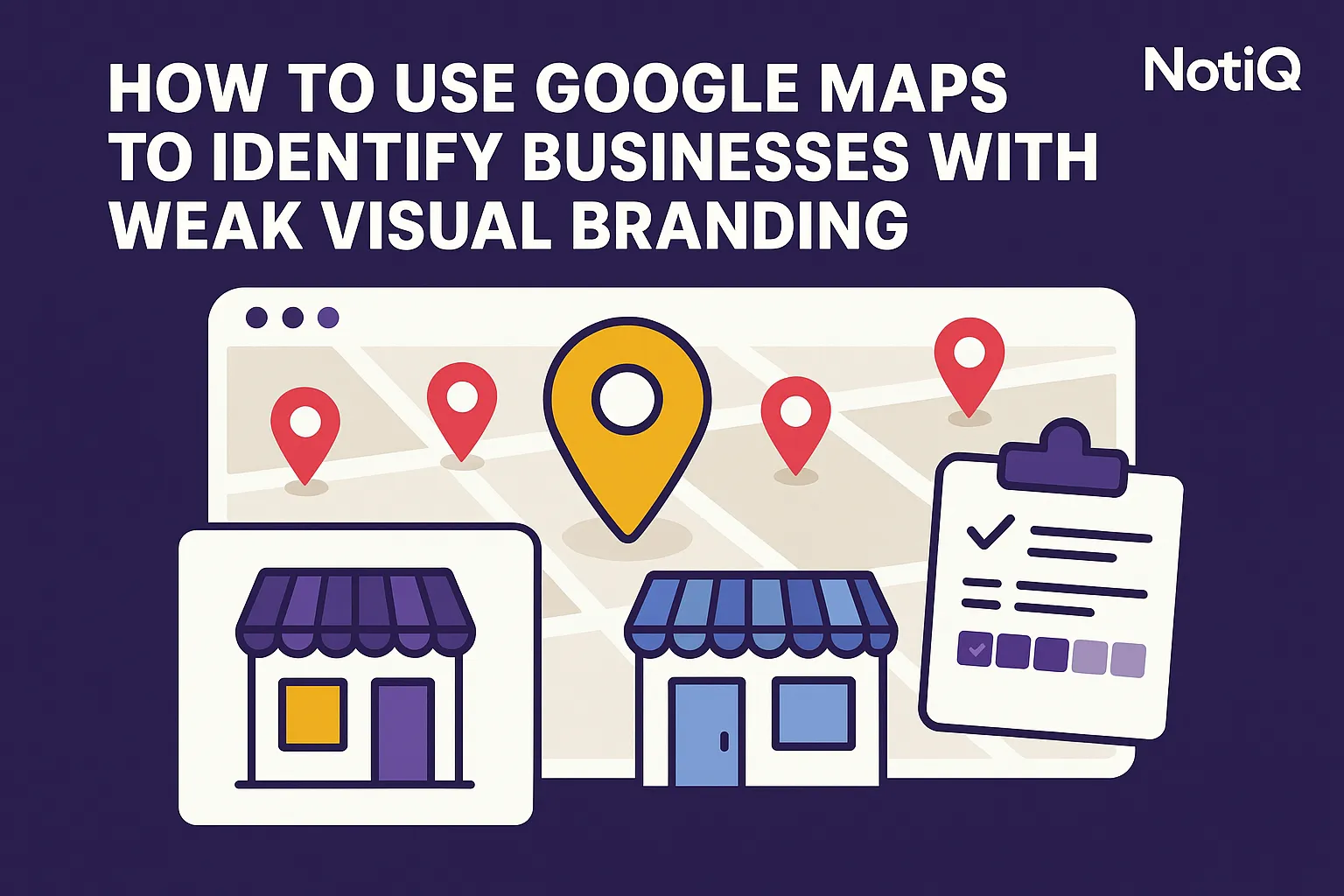 Google Maps Lead Generation via Visual Branding Audits | NotiQ